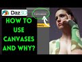 Daz Studio How To Use Canvases And Why 