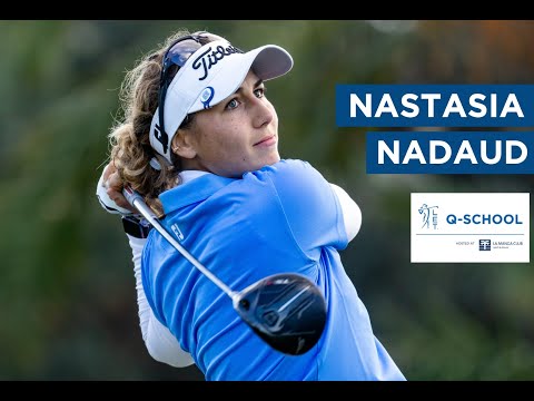 Nastasia Nadaud continues to lead the way at LET Q-School after scoring 66 (-5) on Day Three