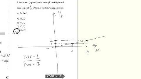 SAT Practice Test 1 - Section 3 - Math - No Calculator