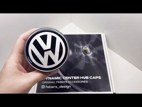 Динамические парящие колпачки на литые диски Volkswagen 76/59 | Фиксированные заглушки ступицы