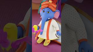 Hathi Ki Shaadi Children&#39;s Song, हाथी राजा की शादी #shorts #hindikavita #elephantwedding #shortvideo