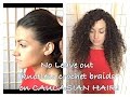 HOW TO DO KNOTLESS NO LEAVE OUT CROCHET BRAIDS ON CAUCASIAN HAIR WITH DEEP TWIST HAIR