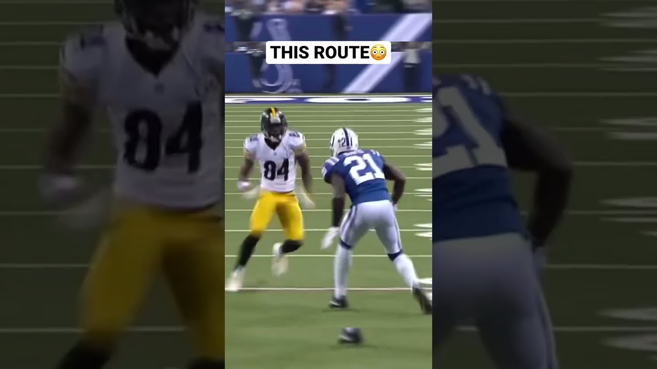 Antonio Brown CRAZY route👀😳 