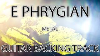 E Phrygian / A Minor Metal Guitar Backing Track chords