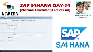 SAP S4HANA Day 14 By Deepak Gupta (Normal Document Reversal)
