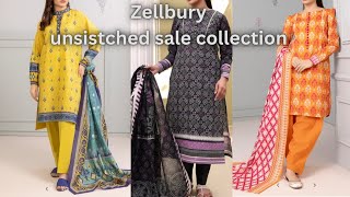 Zellubery latest unstitched sale collection #zellburysale#zellburyladiessale #pakistanibrands