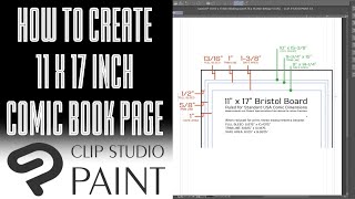 [Clip Studio] How to Create 11 x 17 Inch Comic Book Page