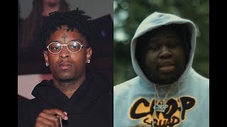 21 Savage responds to Young Chop Dissing him and says 'YOU THINK YOU TOUGH CUZ U FROM CHICAGO??'