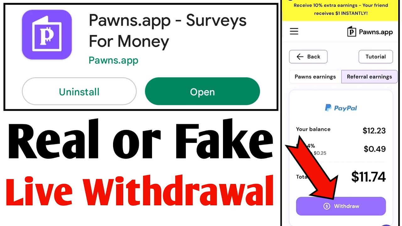 Pawns app riyal mani  without investment link: