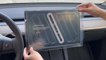 REEVAA Tesla Model Y/3 Accessories 9H Tempered Glass Screen Protector