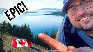MOST GORGEOUS DRIVE in CANADA | Sea to Sky Highway | British Columbia