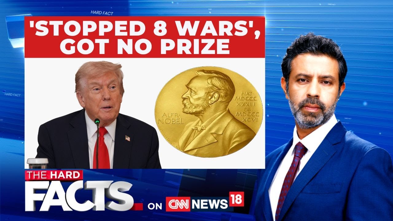 US President Donald Trump 'Stopped 8 Wars', Yet Got No Prize | The Hard Facts | News18