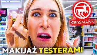 ♦ W KOŃCU TO ZROBIŁAM!  CAŁY MAKIJAŻ TESTERAMI W ROSSMANN! ♦ Agnieszka Grzelak Beauty