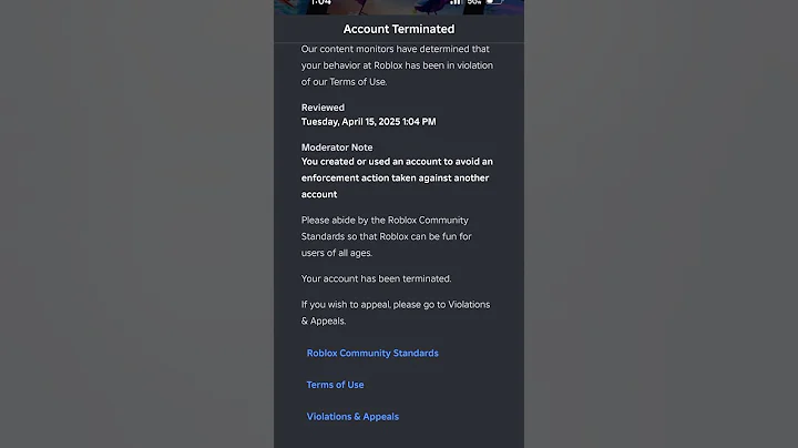 MY ROBLOX ACCOUNT GOT TERMINATED!!!