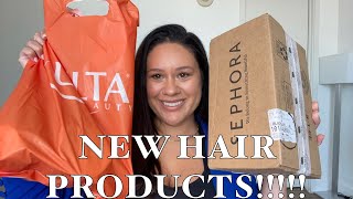 Sephora and Ulta Mini HAUL! Trying out some new Hair Products!!!