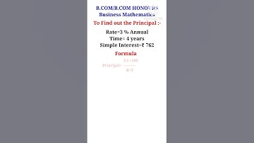 FINANCIAL MATHEMATICS B.Com & B.Com HONOURS #shorts #viral #youtube #shortsfeed #shortvideo #study