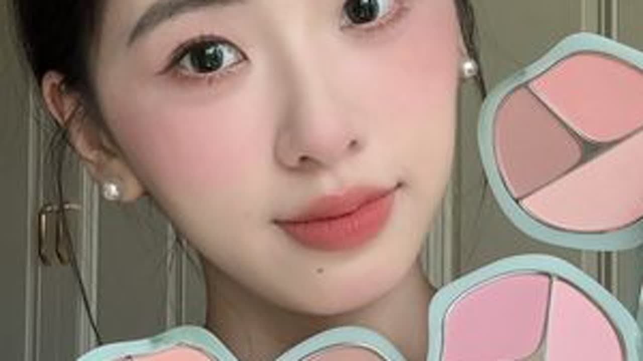 橄榄皮试色！彩棠腮红热门色号对比 