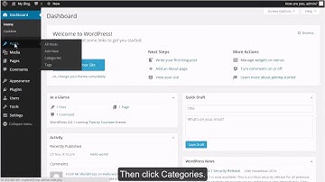 How to manage categories in WordPress?