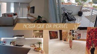 Vlog: Rotina Almoço Rápido, Lavei Tapete, Comprinhas pra Casa, Exposição de Arte | Carla Oliveira