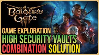 High Security Vaults Puzzle Baldur's Gate 3