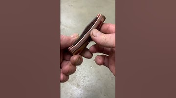 Making a custom pocket knife. Trapper slipjoint. Westinghouse micarta. Coppermai