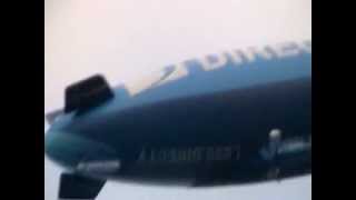 Direct TV Blimp over New York