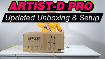JGMAKER IDEX Dual Color Artist-D Pro Updated Unboxing and Setup Tutorial (New Version）