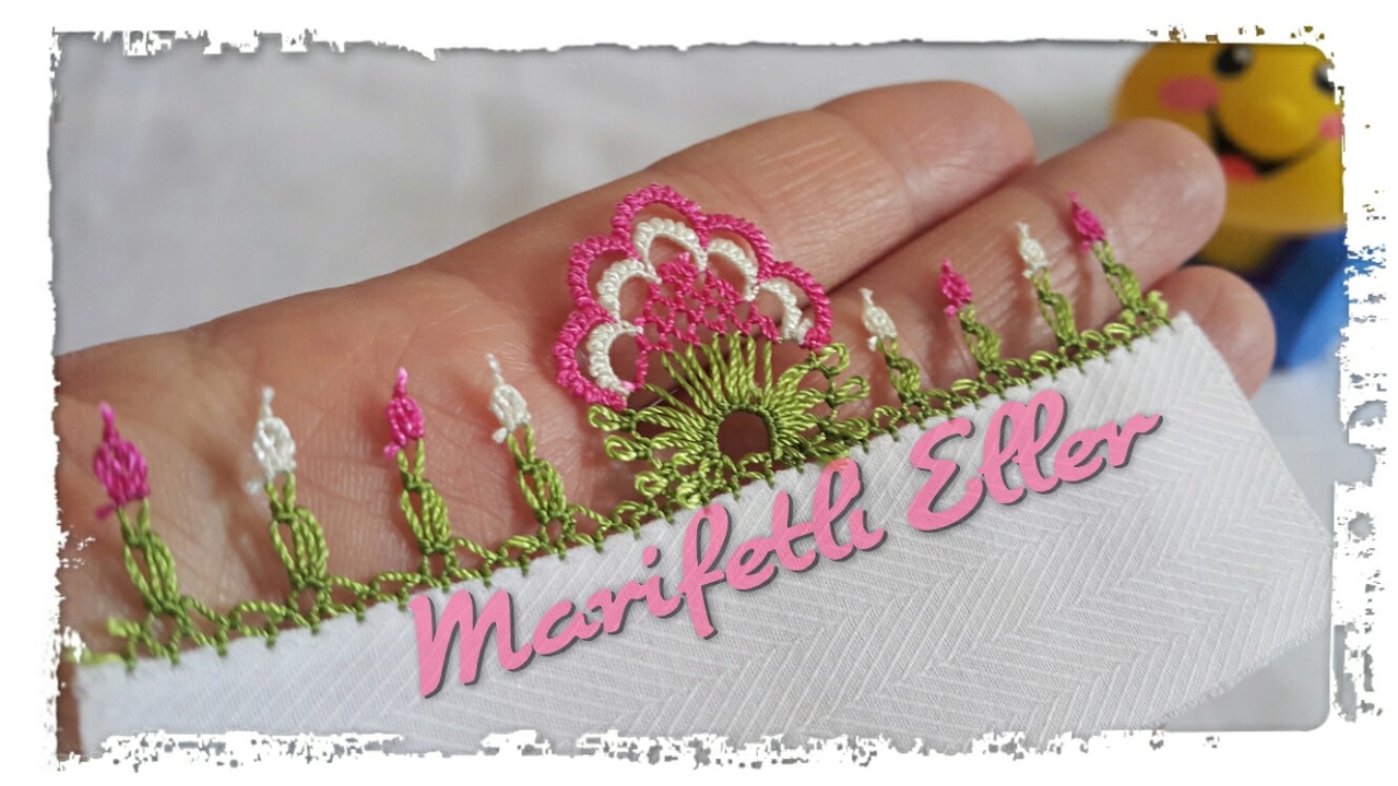 İğne Oyası Çok Güzel Bir Çiçek Modeli Yapılışı | 82. Model