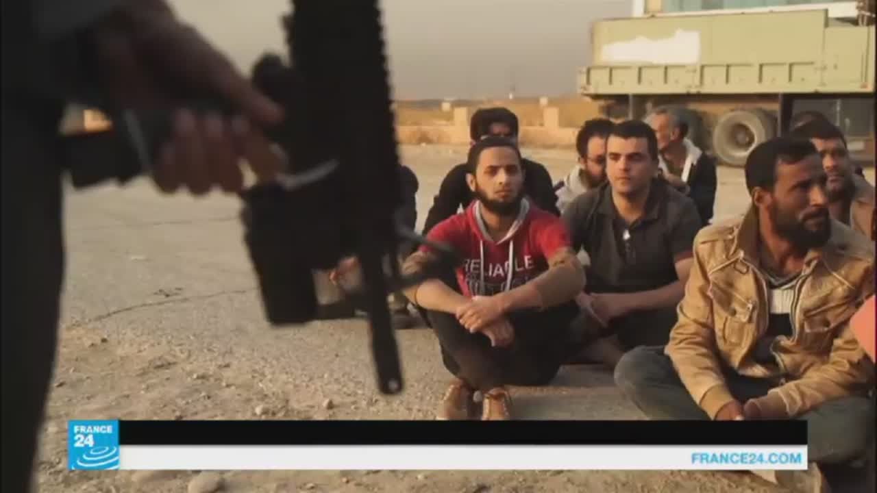 القوات العراقية تطوق قرية البوسيف قرب مطار الموصل