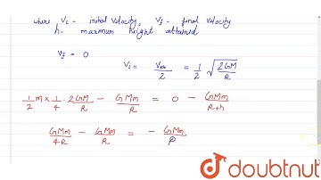 A body is projected vertically upwards from the surface of earth with a velocity equal to