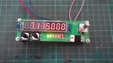 VIDEO TEST - RTC07S (SUPER LOW COST) SI5351 TRANSCEIVER CONTROLLER