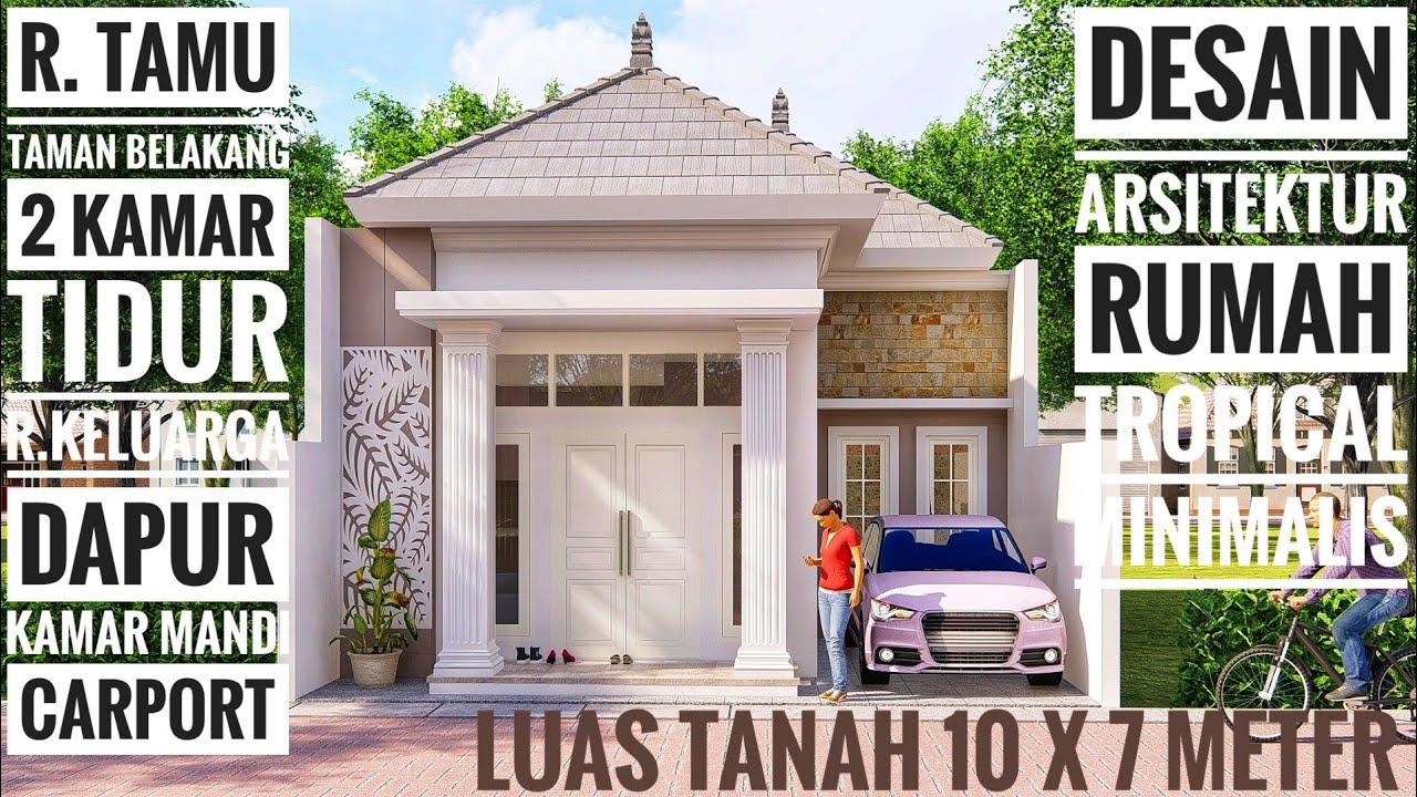 Desain Rumah Tropis Minimalis - YouTube