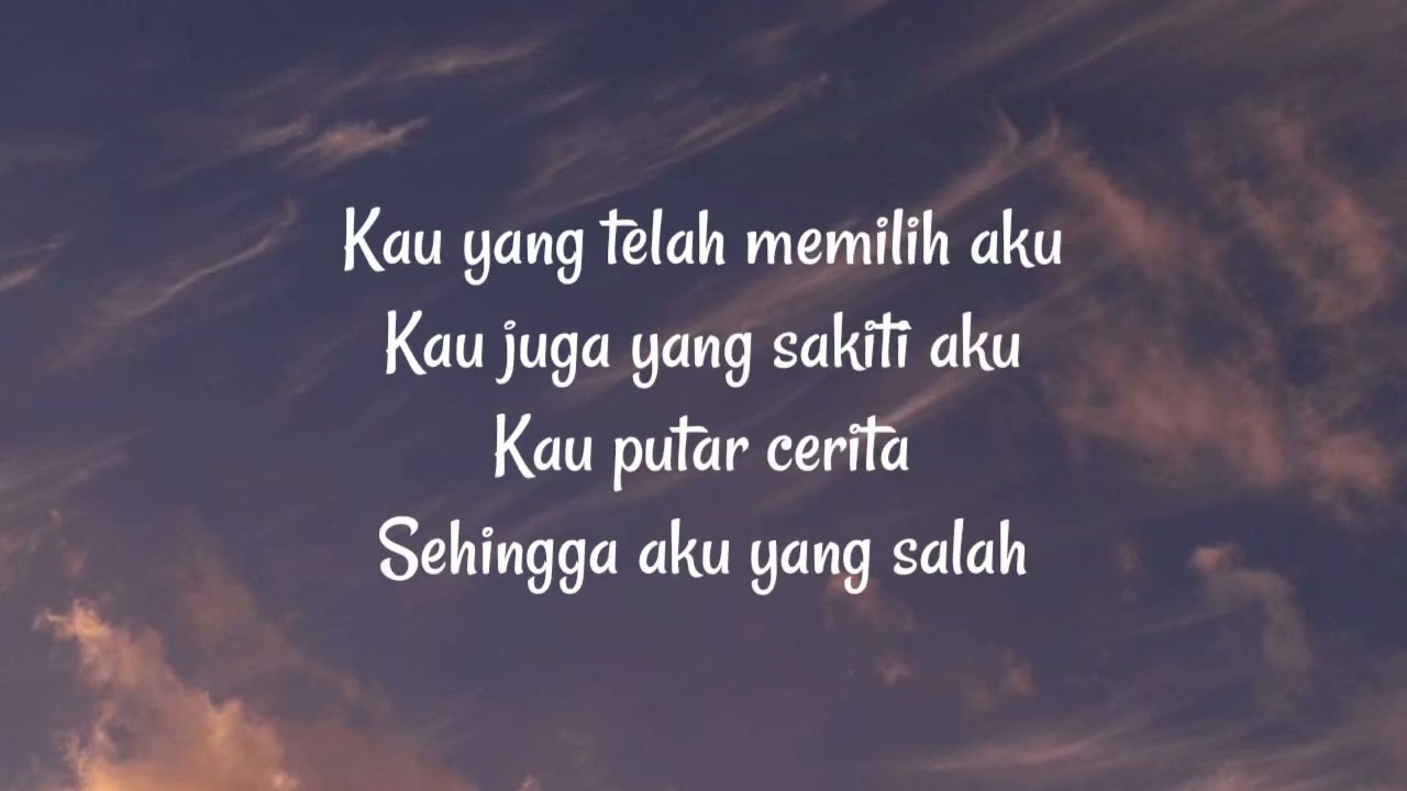 Syahrini_-_Kau yang memilih aku (lirik)