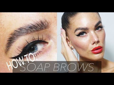 HOW TO DO SOAP BROWS | Linda Hallberg
