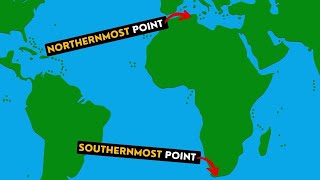 Investigating The Extreme Points Of Countries & Continents