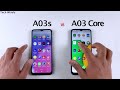 Test de vitesse samsung a03s vs a03 core