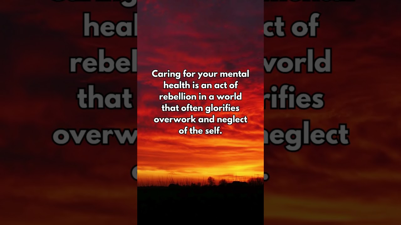 Why you need to stop pushing yourself #mentalhealthawareness