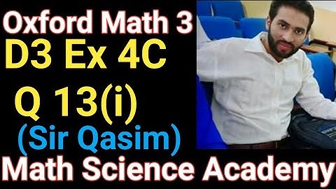 D3 Ex 4C Q13(i) in urdu|Oxford math 3 7th edition Ex 4C Q13|Standard form|Scientific form|Olevel