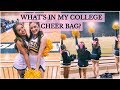 WHATS IN MY COLLEGE CHEER BAG? | Alyssa Revecho