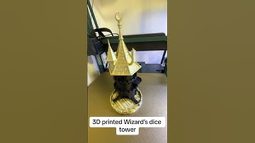 3D Printed Wizard’s Dice Tower – A Magical Gaming Essential! 🎲#3dprinting #diy #dungeonsanddragons