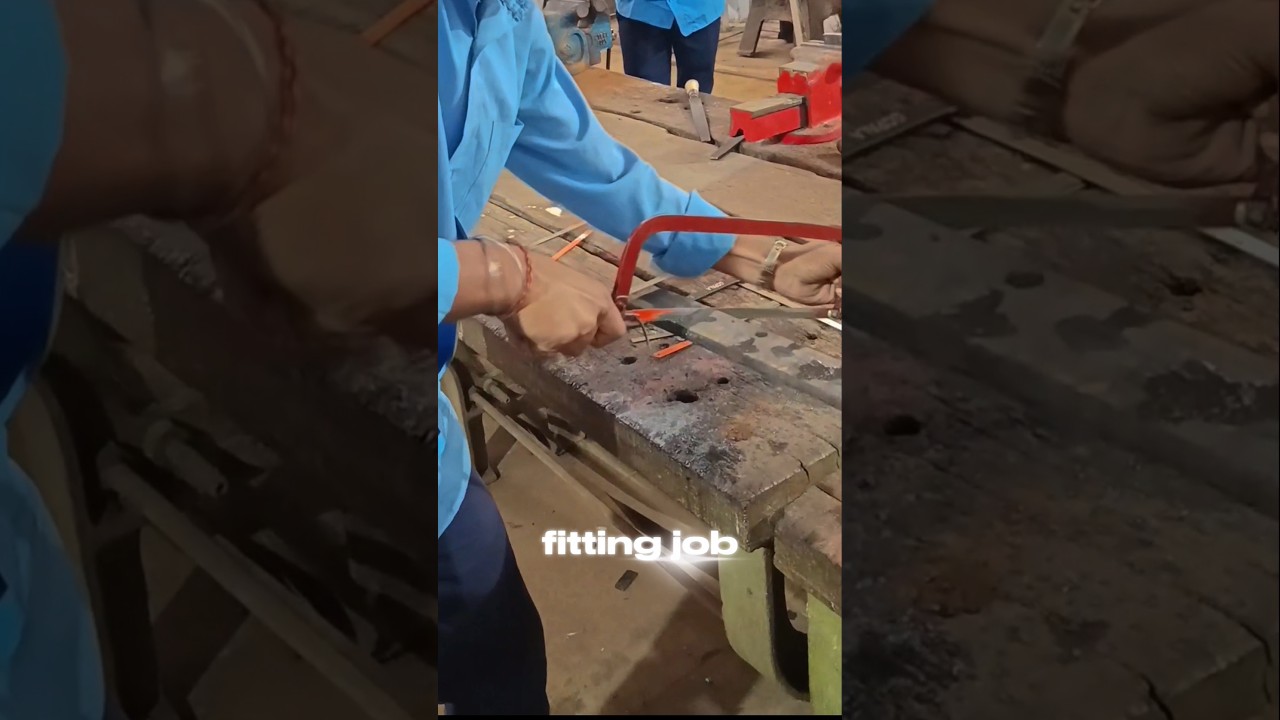 ITI fitter fitting job practical 💪💯 fitter student make practical 💥