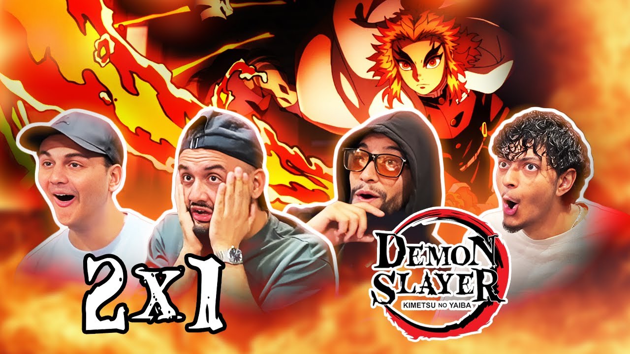 RENGOKU IS THE GOAT!!! | BROTHERS watch Demon Slayer 2x1 | REACTION