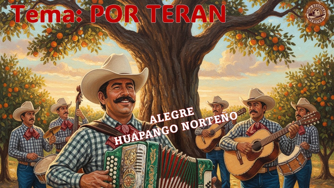 HUAPANGO POR TERAN, Bonito Huapango Norteño, alegre para bailar.