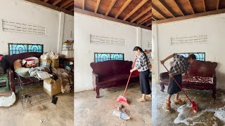 Strong Housewife Deep Cleans Her Home Pure Satisfaction One Beautiful Transformation