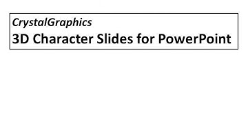 CrystalGraphics 3D Character Slides for PowerPoint Adjusting Text