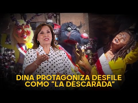 Cusco protesta convirtiendo a Dina Boluarte en una rata gigante, también fue  pisada por Arguedas