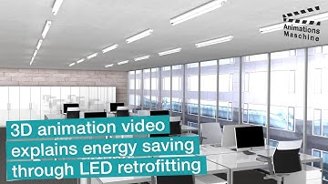 3D animated video about saving electricity