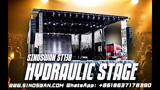The Ultimate Choice: SINOSWAN ST130 Mobile Stage, Setting a New Standard for Outdoor Events
