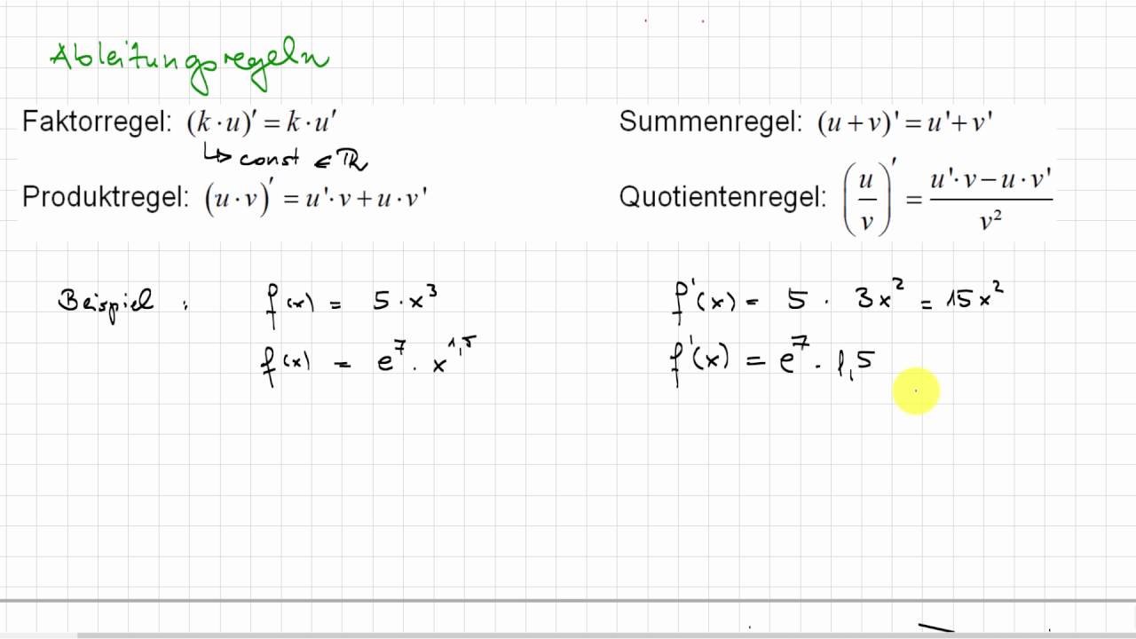 produktregel-differentialrechnung