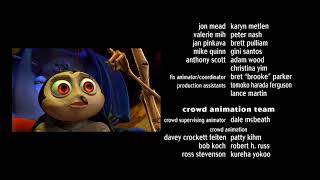 A Bug's Life Credits